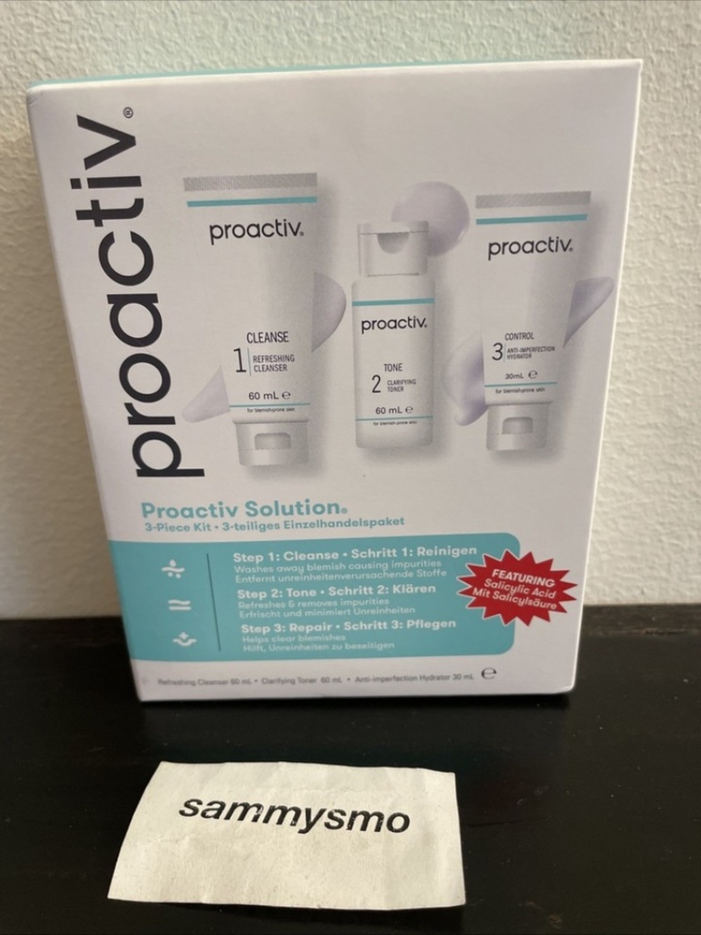 Proactiv 3 Piece Kit, 3-Step, Cleanse, Tone, Control EXP 05/31/2027 Sealed